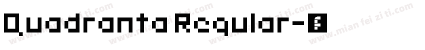 Quadranta Regular字体转换